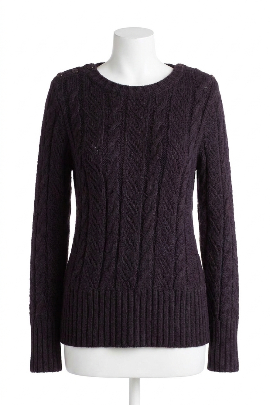 NEW KENSIE punk yarn sweater in black